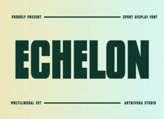Echelon Font