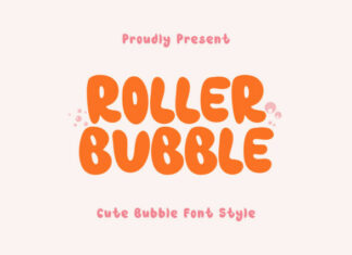 Roller Bubble Font