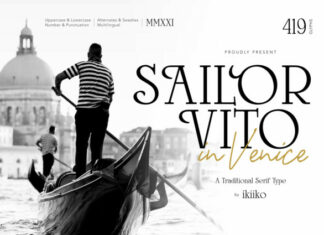 Sailor Vito Typeface