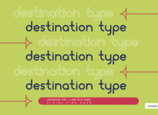 Destination Type Font