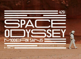 Space Odyssey Typeface