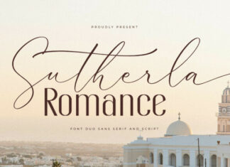 Sutherla Romance Font