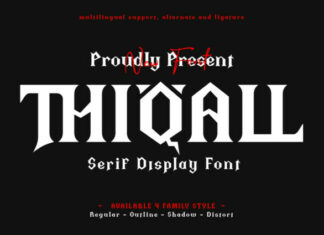 Thiqall Font