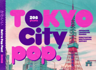 Tokyo City Pop Font