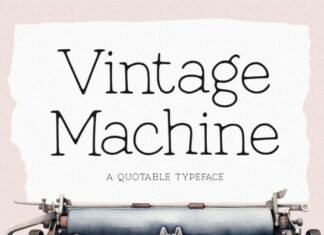 Vintage Machine Font