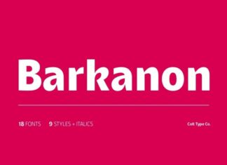 Barkanon Font