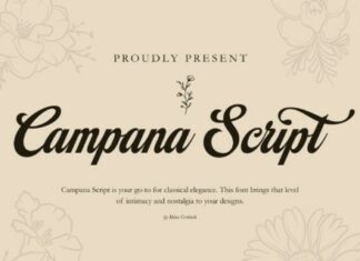 Campana Script Font