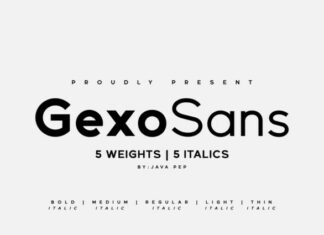 Gexo Sans Font