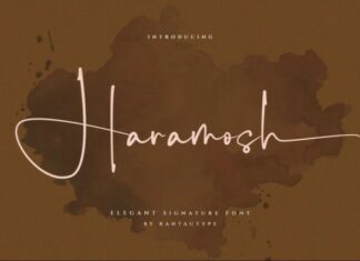 Haramosh Font