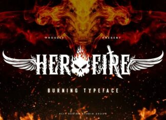 Hero Fire Font