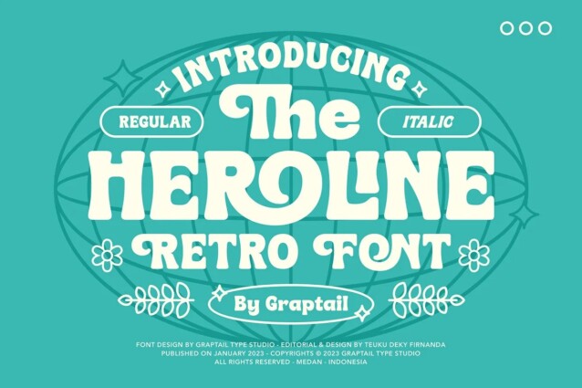 Heroline Font - Download Free Font