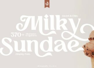 Milky Sundae Font