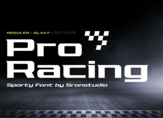Pro Racing Font