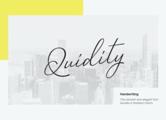Quidity Font