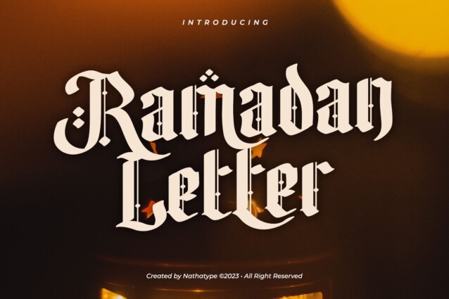 Ramadan Letter Font - Download Free Font