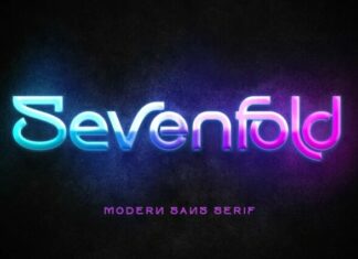 Sevenfold Font