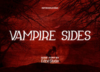 Vampire Sides Font