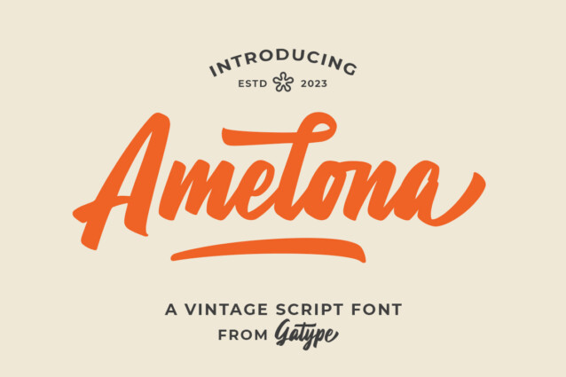 Amelona Script Font - Download Free Font