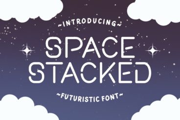 Space Stacked Font