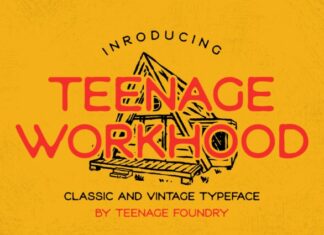 Teenage Workhood Font