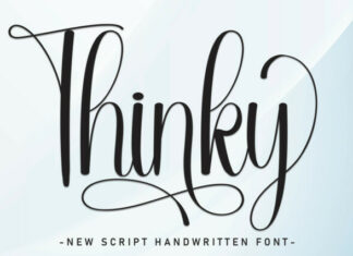 Thinky Script Font