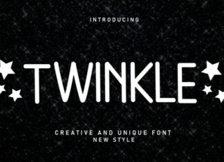 Twinkle Display Font