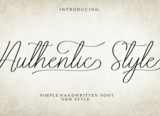 Authentic Style Font