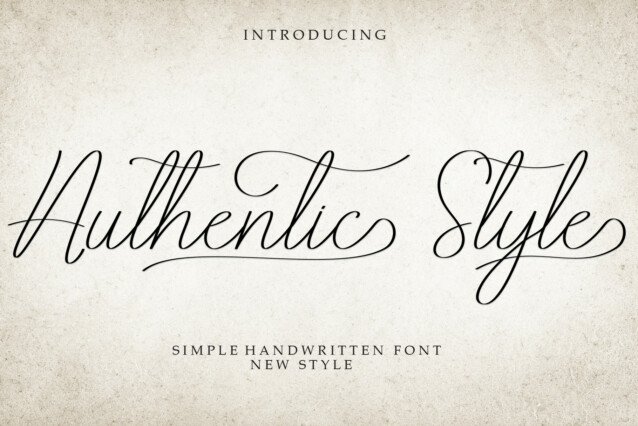 Authentic Style Font - Download Free Font