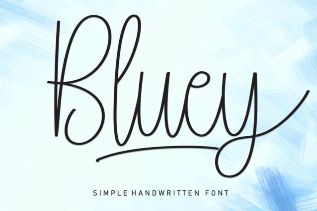 Bluey Script Font - Download Free Font