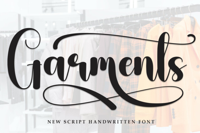 Garments Script Font - Download Free Font