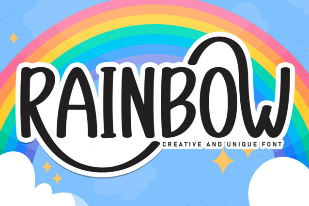 Rainbow Display Font - Download Free Font