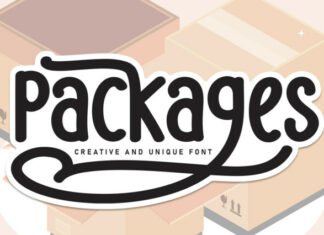 Packages Display Font