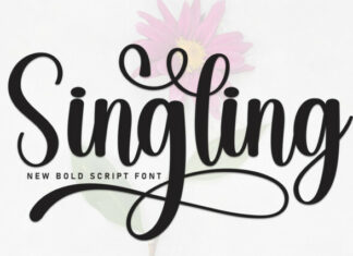 Singling Script Font