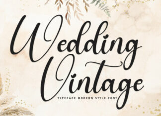 Wedding Vintage Font