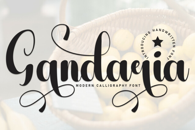 Ganda Lettering Design Gandaria Font - Befonts