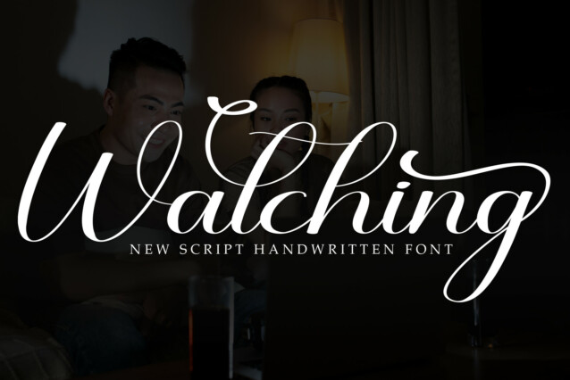 Watching Script Font - Befonts