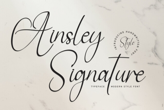 Ainsley Signature Font - Download Free Font