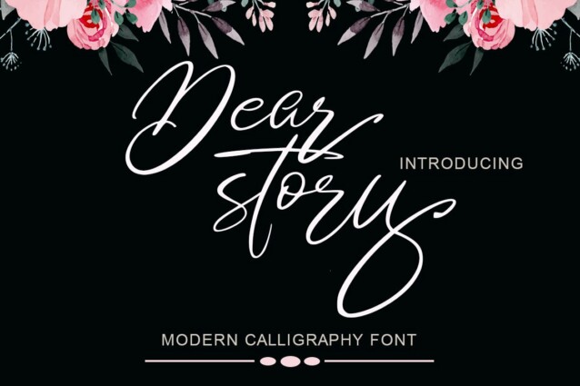 Dear Story Script Font - Befonts