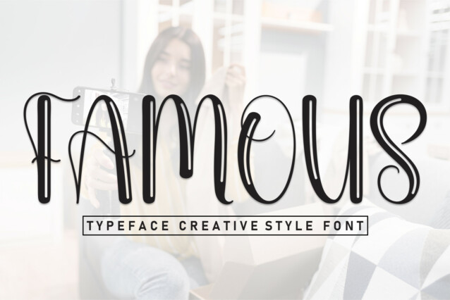 Famous Display Typeface - Download Free Font