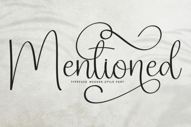 Mentioned Font - Download Free Font