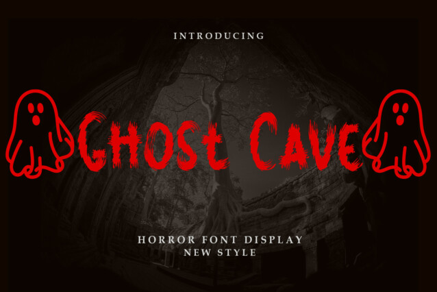 Ghost Cave Display Font - Befonts