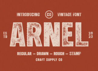 Arnel Vintage Font