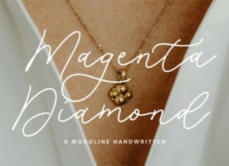 Magenta Diamond Font