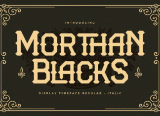Morthan Blacks Font