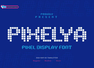 Pixel Script font - free for Personal