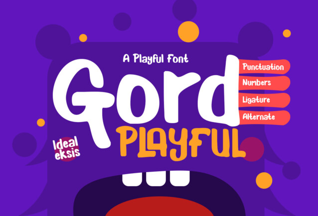 Gord Playful Font - Befonts