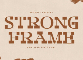 Strong Frame Font