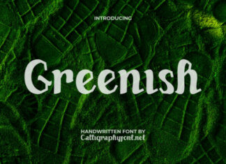Greenish Font