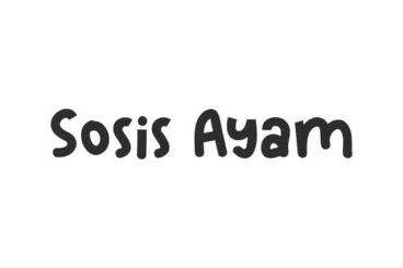 Sosis Ayam Font