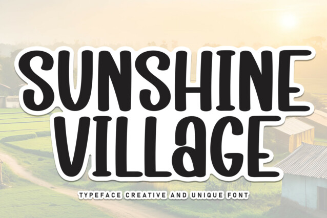 Sunshine Village Display Font - Download Free Font